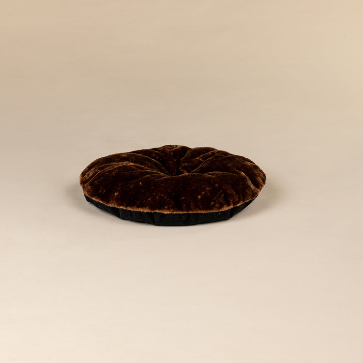 Cuscino Marrone, Per seduta rotonda di 50 cm