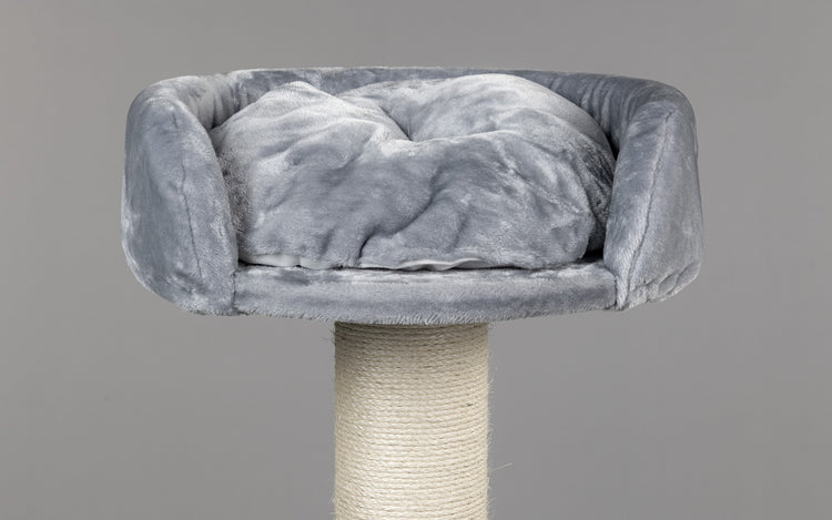 Grigio Chiaro, seduta rotonda con diametro di 50 cm (comprende cuscino)
