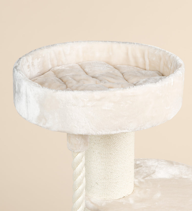 Beige, Seduta Sleeper rotonda con diametro di 60 cm (comprende cuscino)