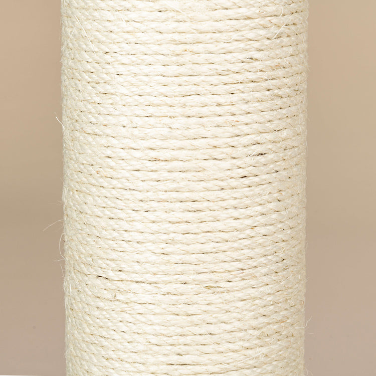 Palo in sisal 75 cm x Ø15 cm - M8 (Beige)